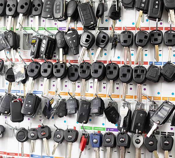 Car key cutting and duplication process